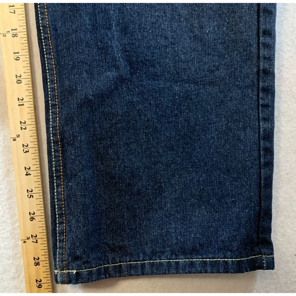 Vintage Y2K Ablanche Mens‎ Jeans 44x32 Dark Wash Blue Baggy Street Workwear